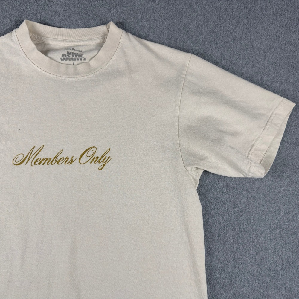 Drake Big As The What Tour Members Only OVO Owl Graphic T Shirt Mens Small